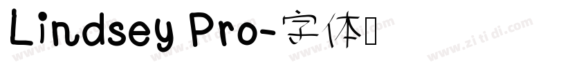 Lindsey Pro字体转换